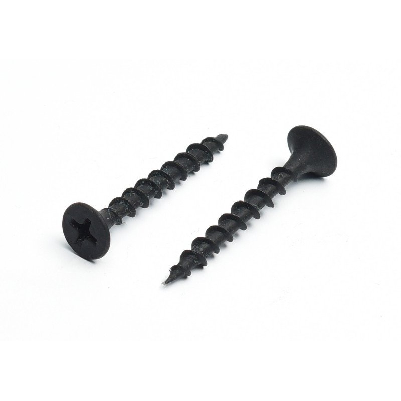 Sraigtai gipso kartono plokštėms (medžiui)